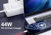 FEDUS Vivo 44W C-Type Flash Fast Charger Adapter for Vivo V40, V40 Pro, V40e, Y300 5G, Y28E, Y28S, T3 Lite, Y58, Y200 Pro, V30E, Y18I, Y18, Y18E, V30, V30 Pro, V29, Iqoo Z9X, T2 Pro, Iqoo 9, Neo 7 Pro | USB C 44 w
