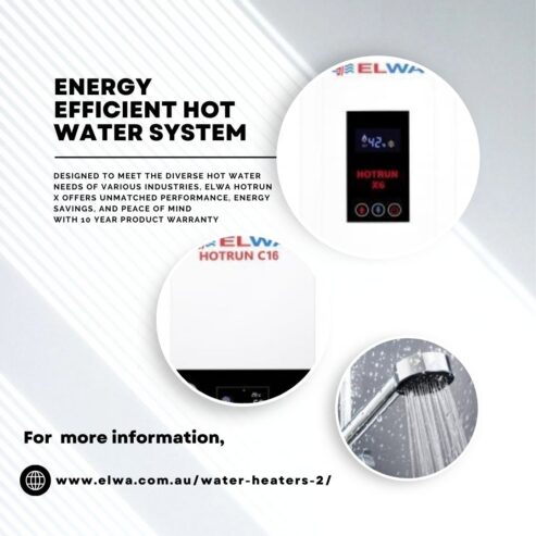 Reliable Hot Water Systems Electric Instantaneous – ELWA Energysavers