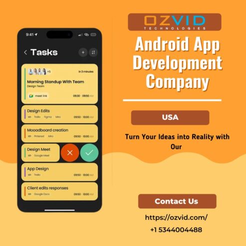 OZVID Technologies: Android App Development Company in New York That Delivers Results