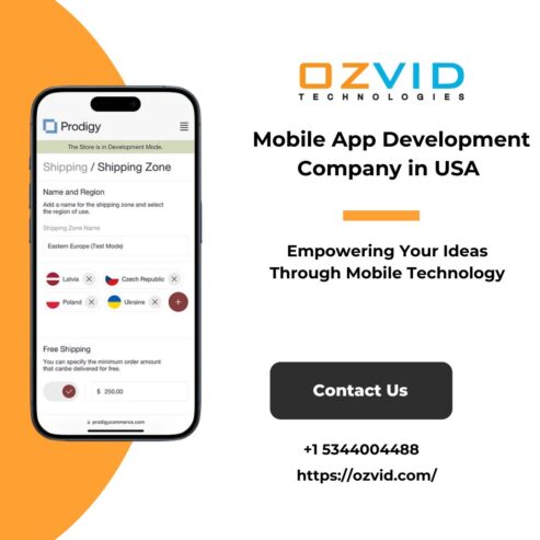 OZVID Technologies – Best Mobile App Development Company in Austin for Business Success