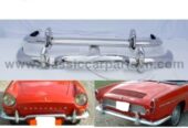 Renault Caravelle and Floride, coupé and cabrio (1958-1968) bumpers with over riders