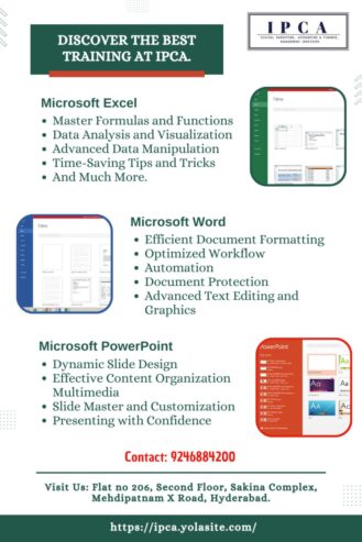 Ms-Office Training – Advance Excel, Word and PowerPoint