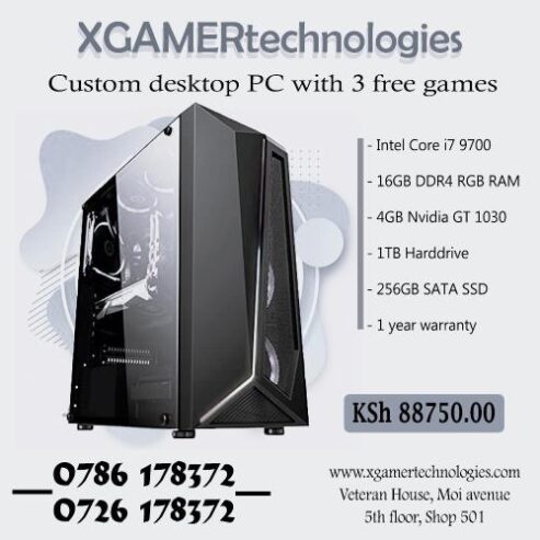 XgamerTechs built Core i7 16GB RAM tower PC