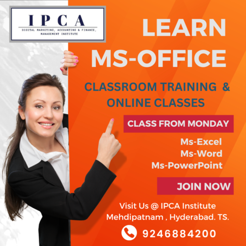 Advance Excel, Word and PowerPoint Training