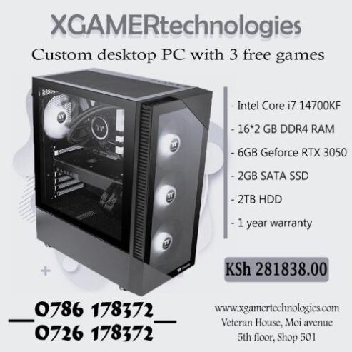 XgamerTechs built Core i7 14700KF tower computer