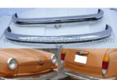 Volkswagen Type 3 bumper year (1970-1973) by stainless steel