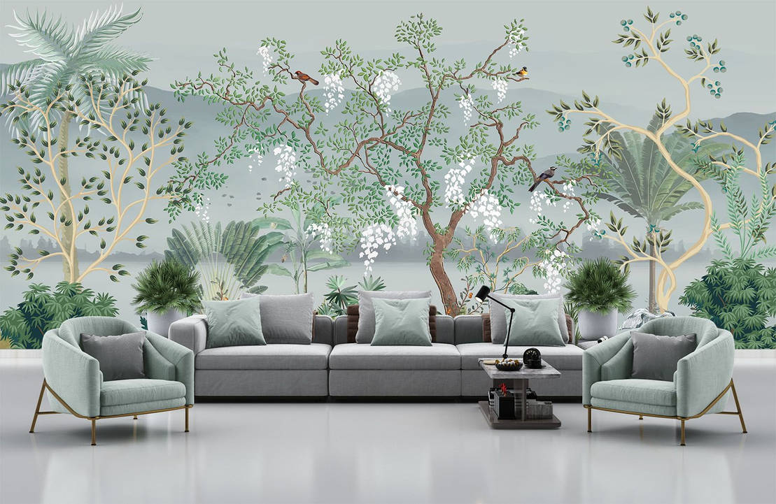 Elevate Your Interiors with Elegant Chinoiserie Wallpapers