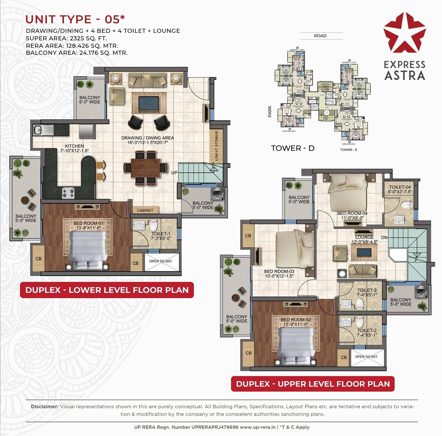 Express Astra 3 and 4bhk apartment