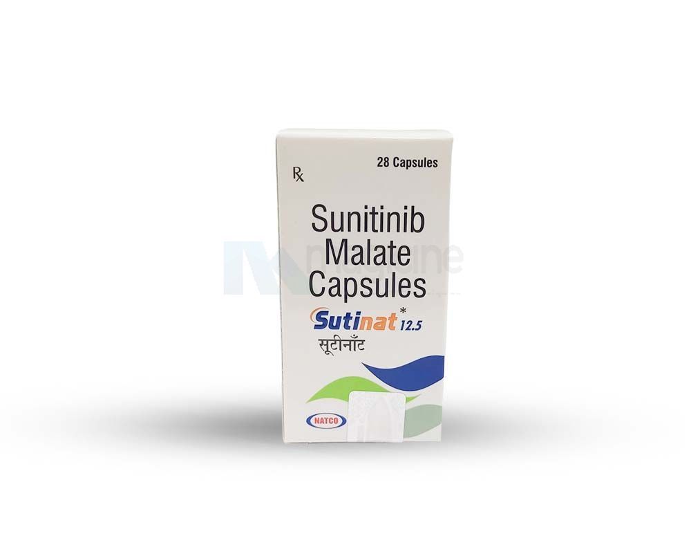 Fight kidney cancer with Sutinat 12.5mg Capsule