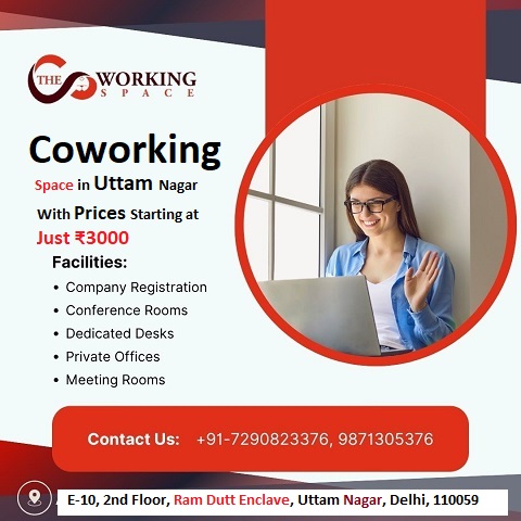 Best Coworking Spaces in Tilak Nagar Metro Station, Delhi