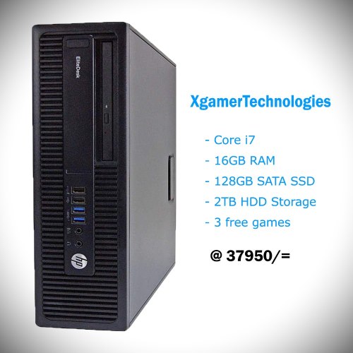 Certified core i7 HP EliteDesk SFF with free games