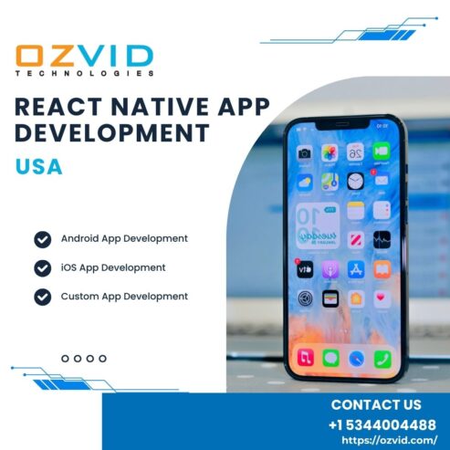 Expert React Native App Development in Texas by OZVID Technologies