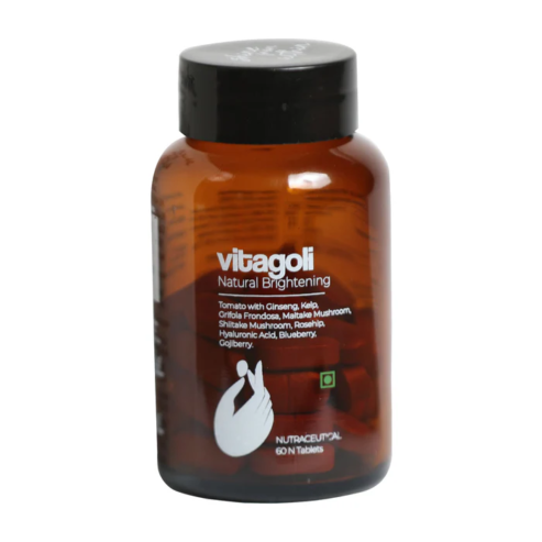 Gentle herbal care for skin with Vitagoli Natural Brightening Supplement