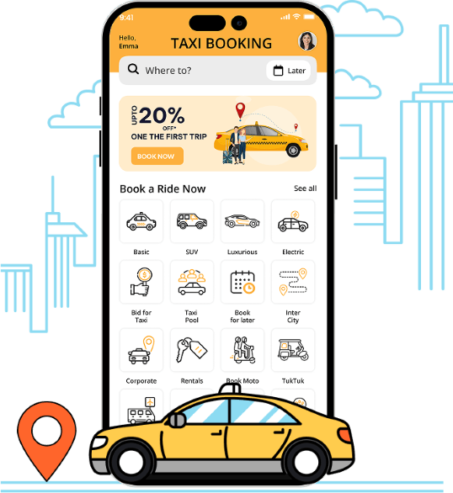 Uber Clone App Development | Launch Your Own Ride-Hailing Business Today
