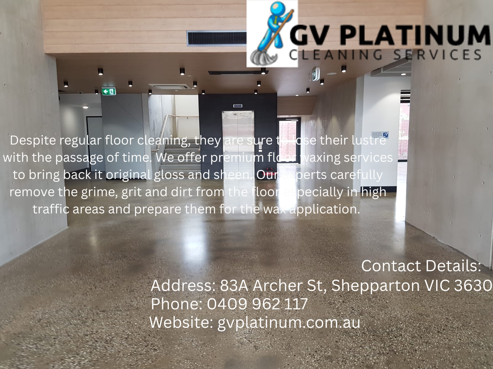 Professional Floor Waxing Services at G V Platinum – Restore Your Floors!