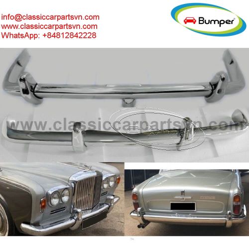 Bentley T1 bumpers (1965-1977) by stainless steel new