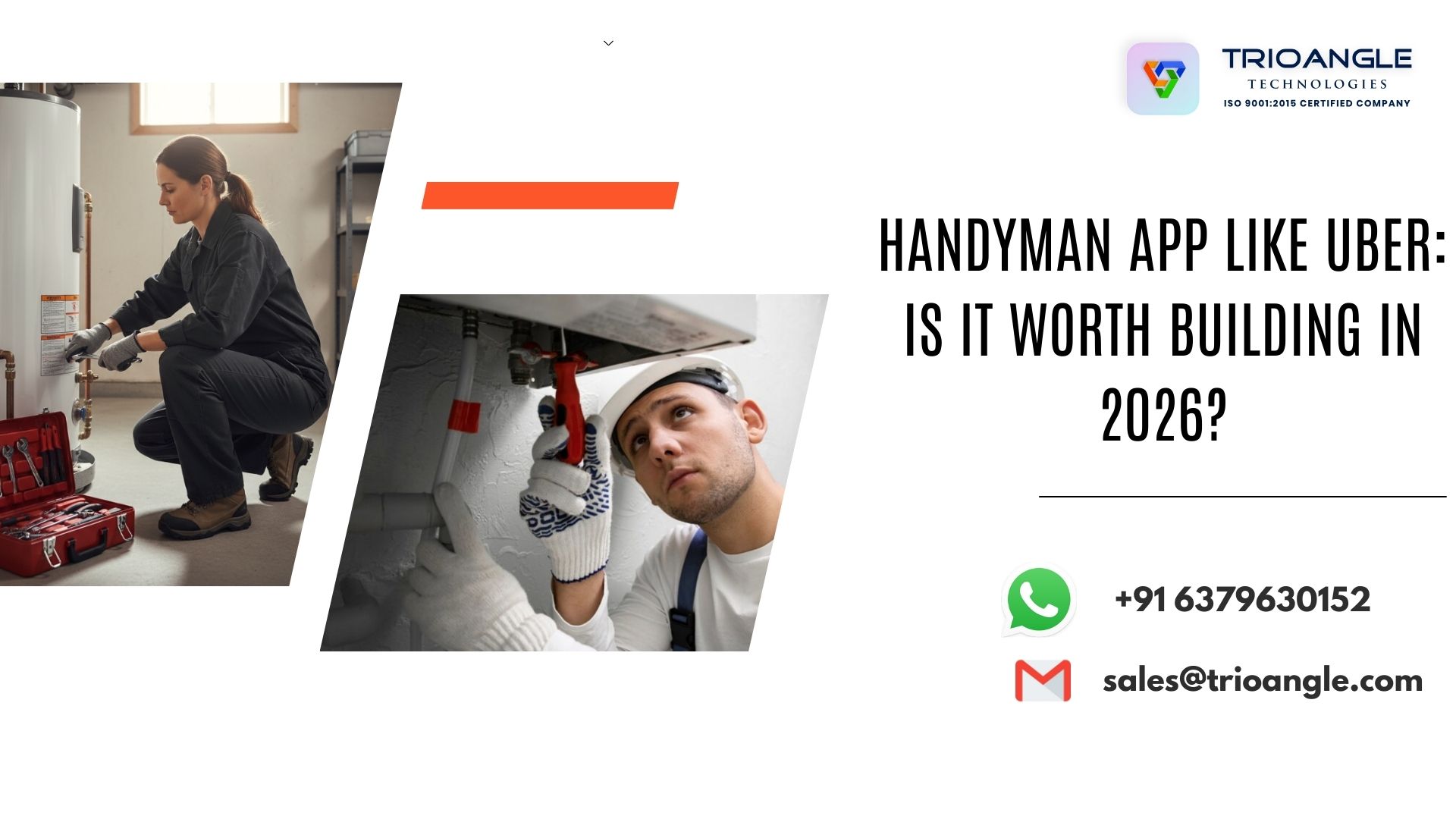 Handyman App Like Uber | On-Demand Home Service App Development 2026