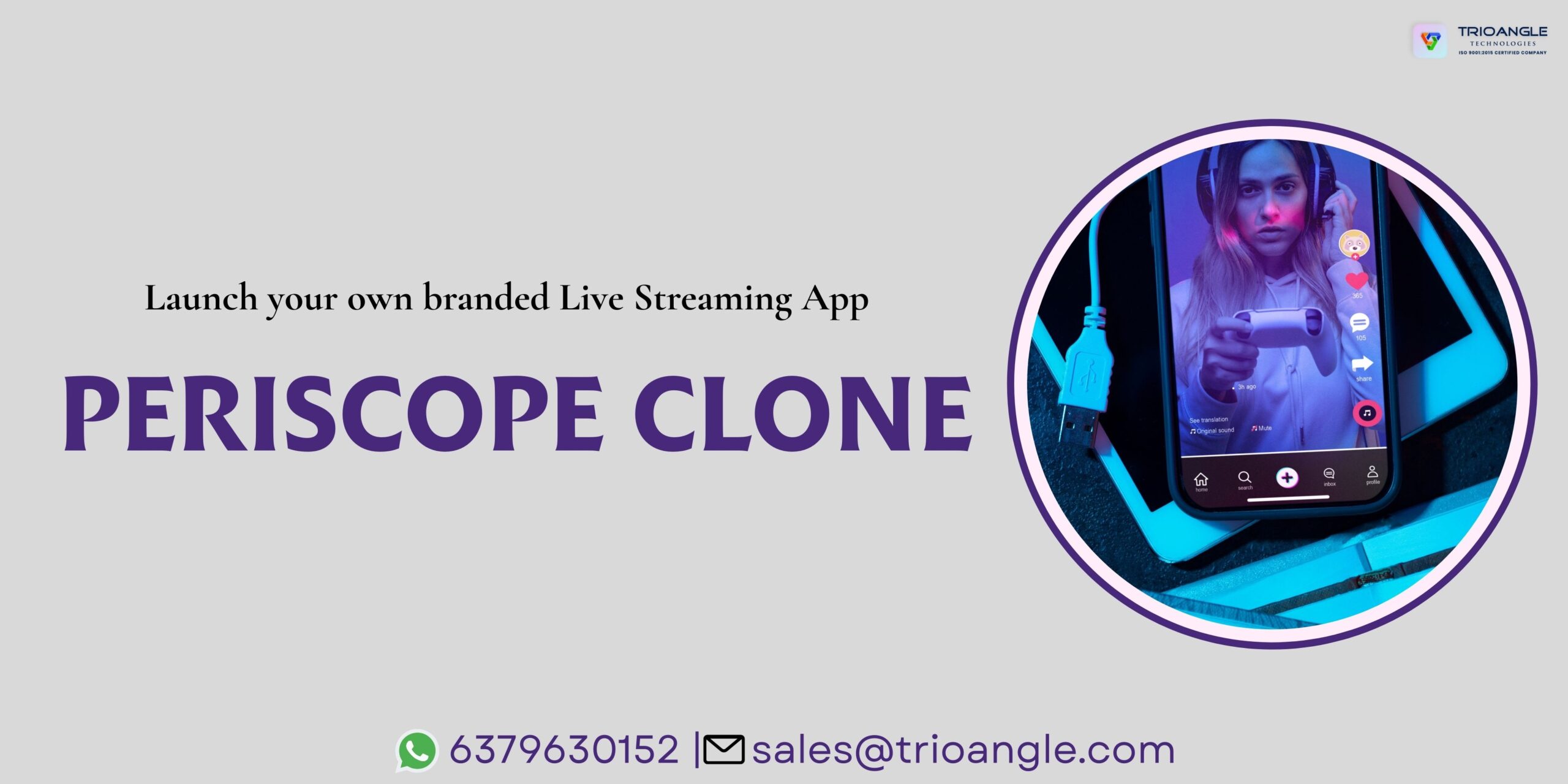 Launch your own branded Live Streaming App — just like Periscope, built for today’s digital audience! 🚀