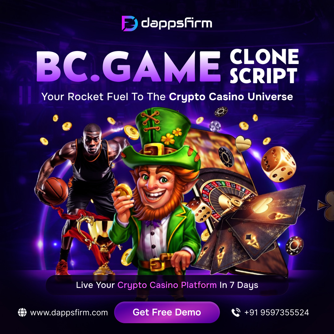 Stand tall in Crypto Casino Industry With Bc.game Clone Script