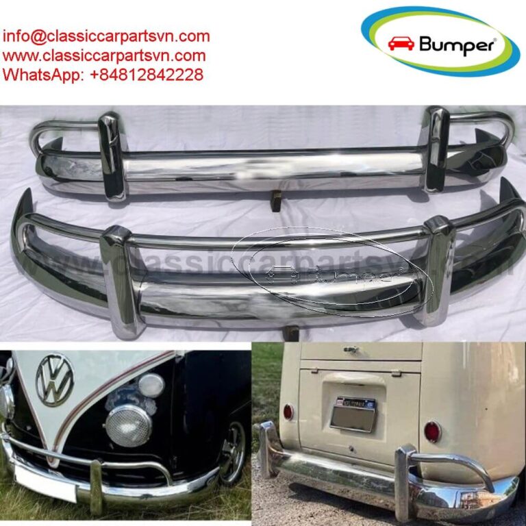 Volkswagen T1 Split Screen Bus (1958-1968) towel rail USA Export bumpers by stainless steel