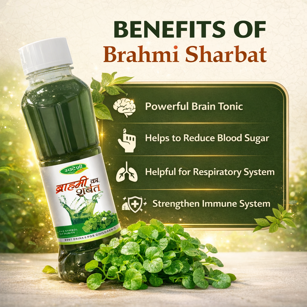 Beat Summer Heat with Swadeshi Ayurved Brahmi ka Sharbat