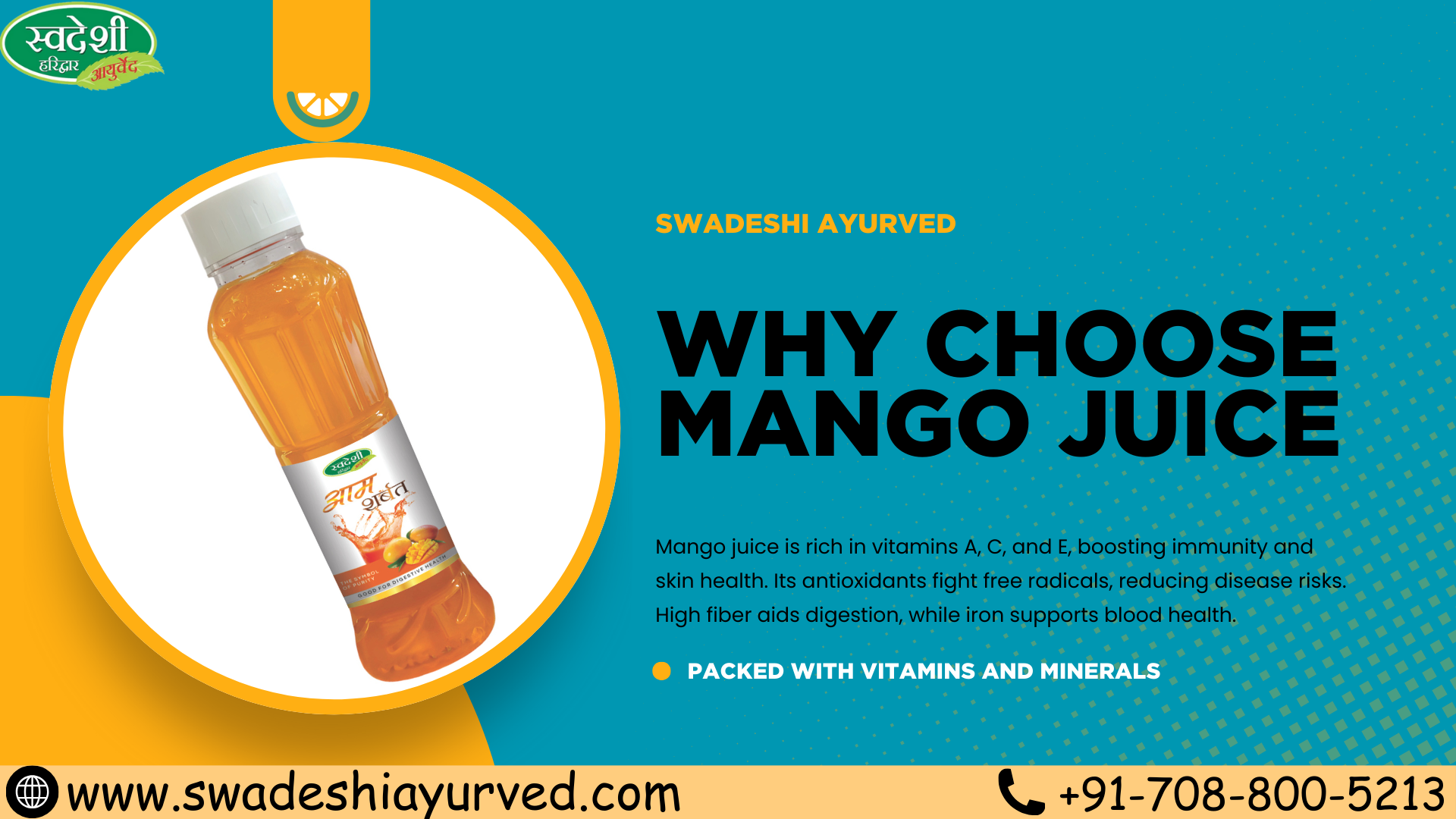 Mango sharbat | Swaeshi Ayurved