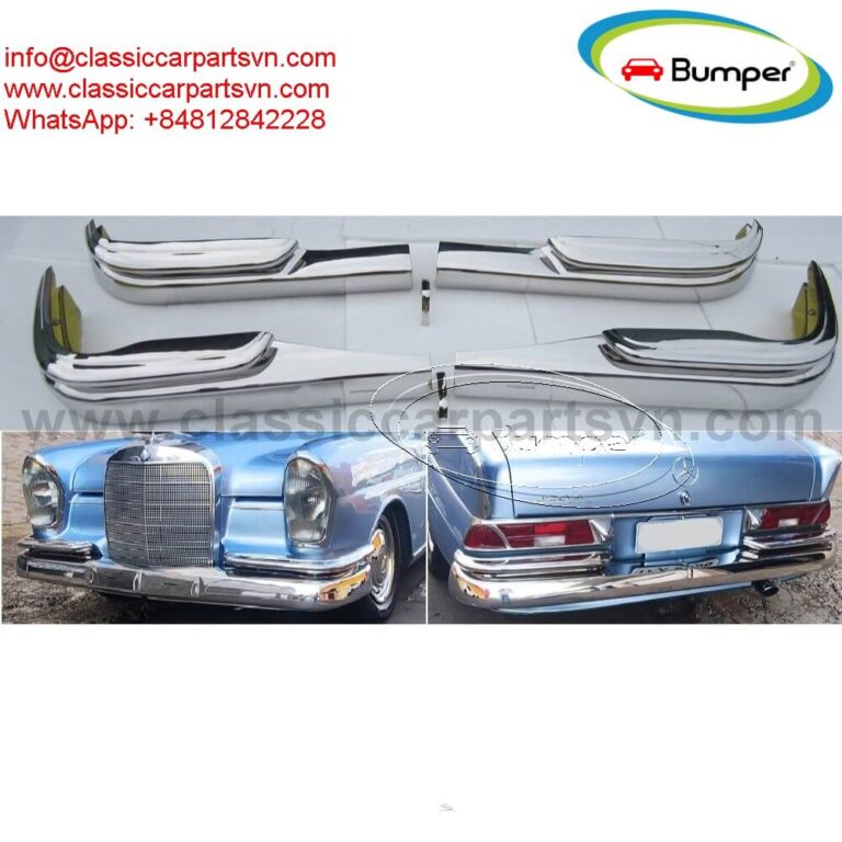 Mercedes W111 W112 Fintail Saloon bumpers (1968)