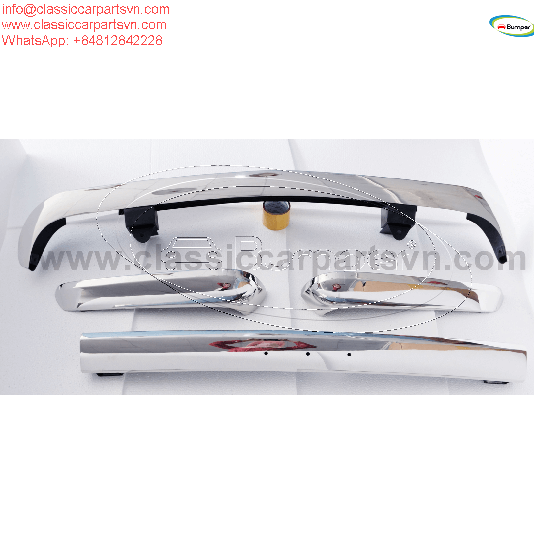 Triumph TR6 (1974-1976) bumpers without license plate shield