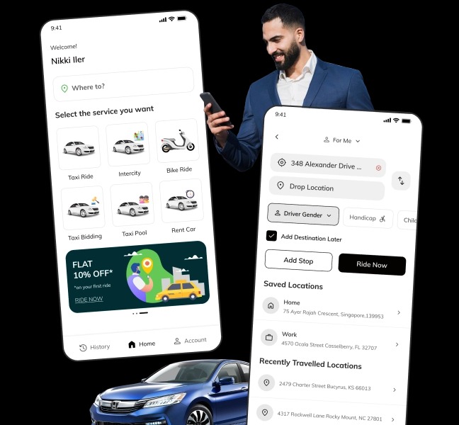 Fox Food – Launch Your Ride-Hailing Business with Fox Taxi Uber Clone App