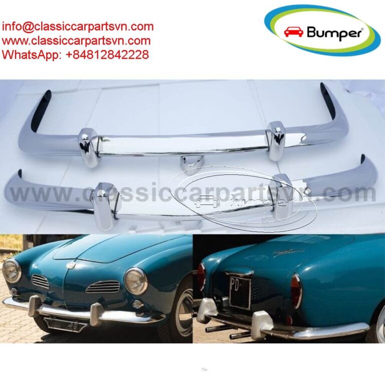Volkswagen Karmann Ghia Euro style bumpers (1955 – 1966) by stainless steel