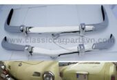 Volkswagen Karmann Ghia Euro style bumpers (1970 – 1971) by stainless steel