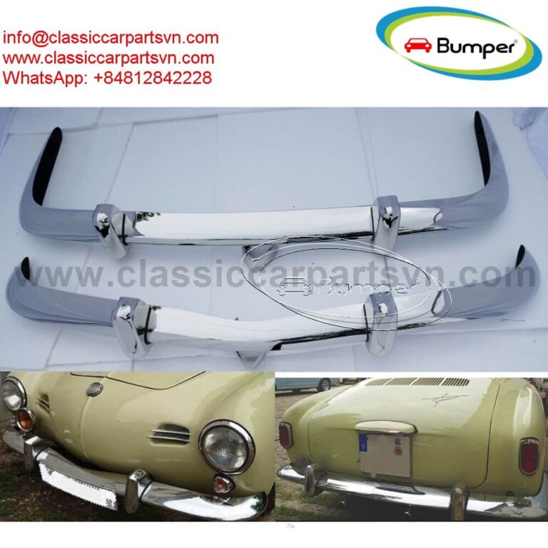 Volkswagen Karmann Ghia Euro style bumpers (1970 – 1971) by stainless steel