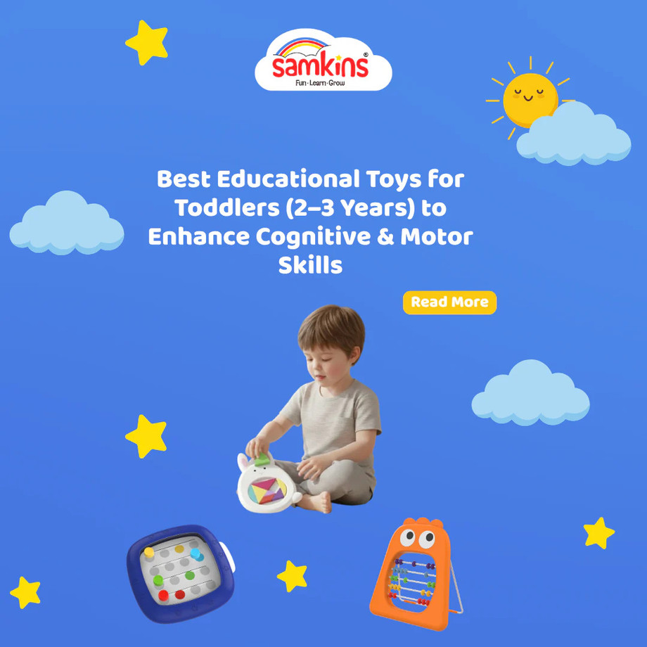 Best Educational Toys for Toddlers (2–3 Years) to Enhance Cognitive & Motor Skills