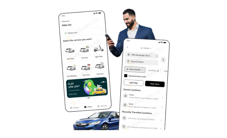 Fox Taxi – Smart Uber Clone Platform for Scalable Ride-Hailing Businesses