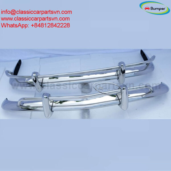 VW Karmann Ghia US Export style bumpers year (1967-1969) by stainless steel