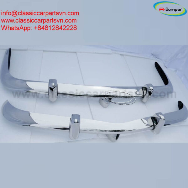 Volkswagen Karmann Ghia Euro style bumpers (1970 – 1971) by stainless steel