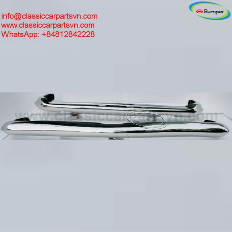 BMW 3200 CS Bertone bumpers (1962-1965) by stainless steel new