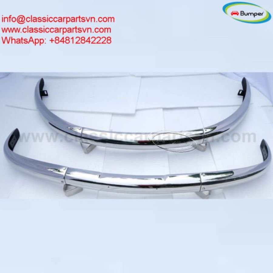 BMW 501 (1952-1962) and 502 (1954-1964) bumpers by stainless steel new