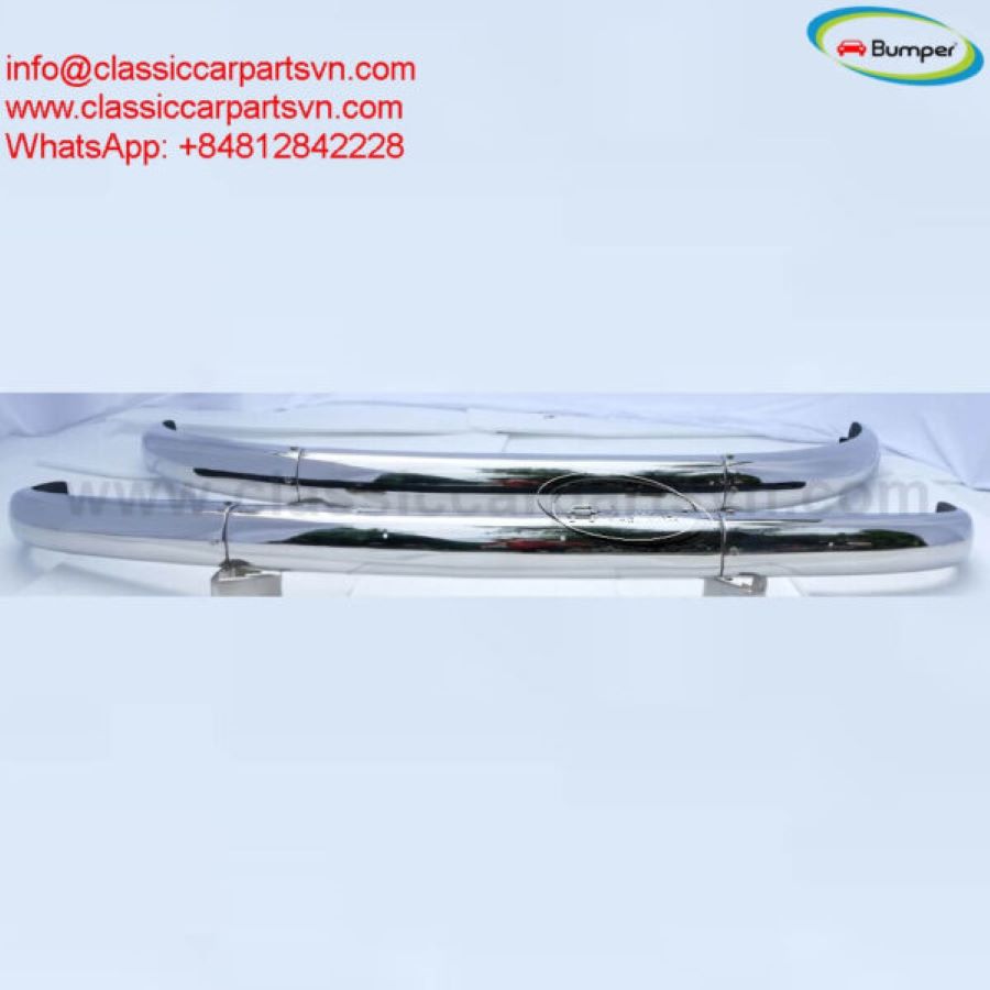 BMW 501 (1952-1962) and 502 (1954-1964) bumpers by stainless steel new