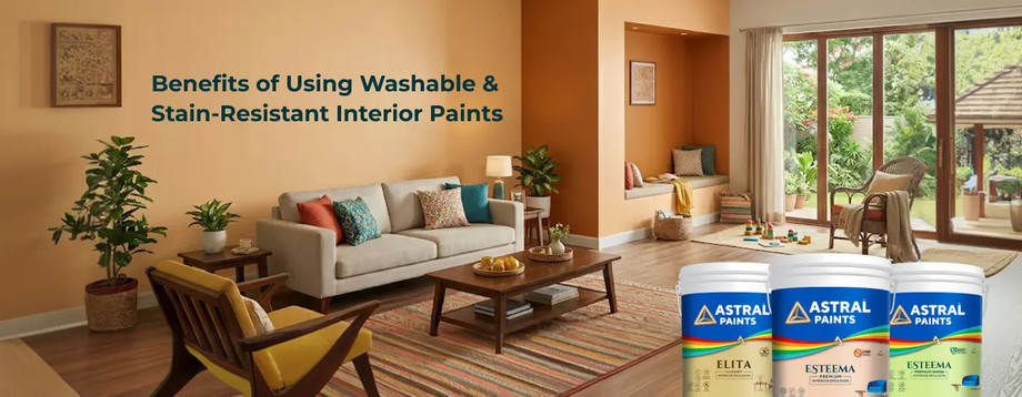 Benefits of Using Washable & Stain-Resistant Interior Paints