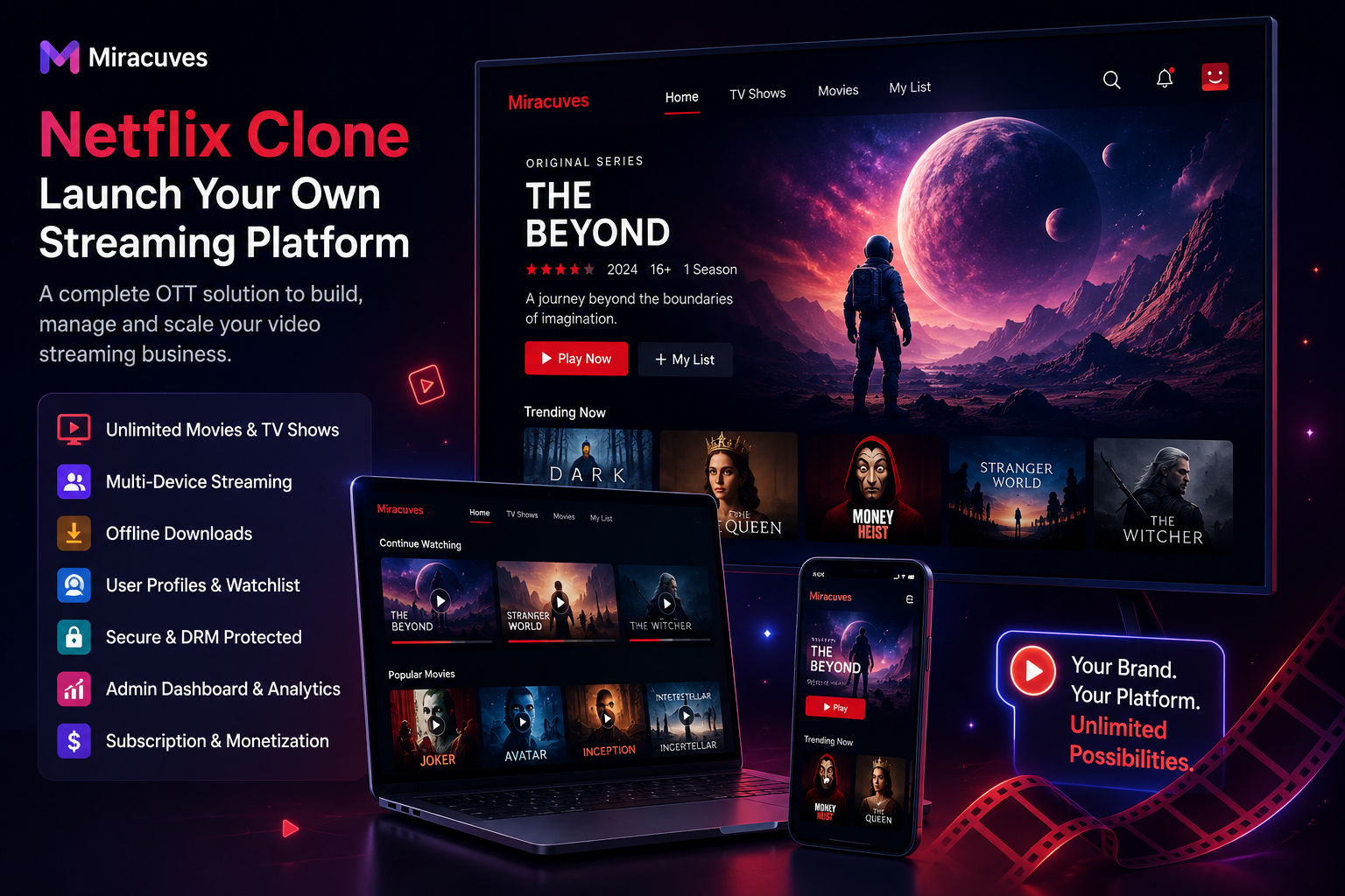 Netflix Clone OTT Streaming Platform