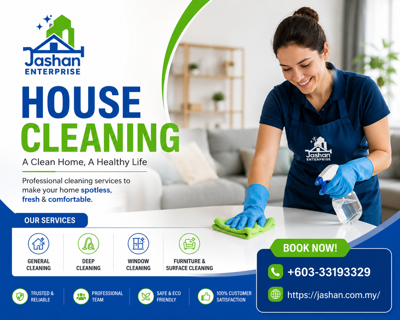Jashan Corporation House Cleaning Services for a Spotless Home
