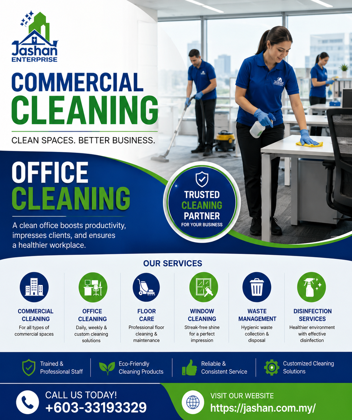 Jashan Corporation Commercial Cleaning & Office Cleaning Experts