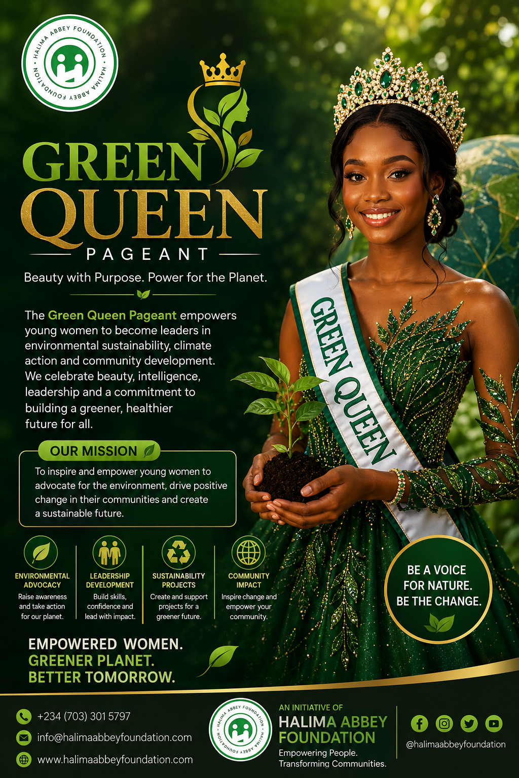 Green Queen Pageant – A Platform for Beauty, Leadership & Environmental Impact