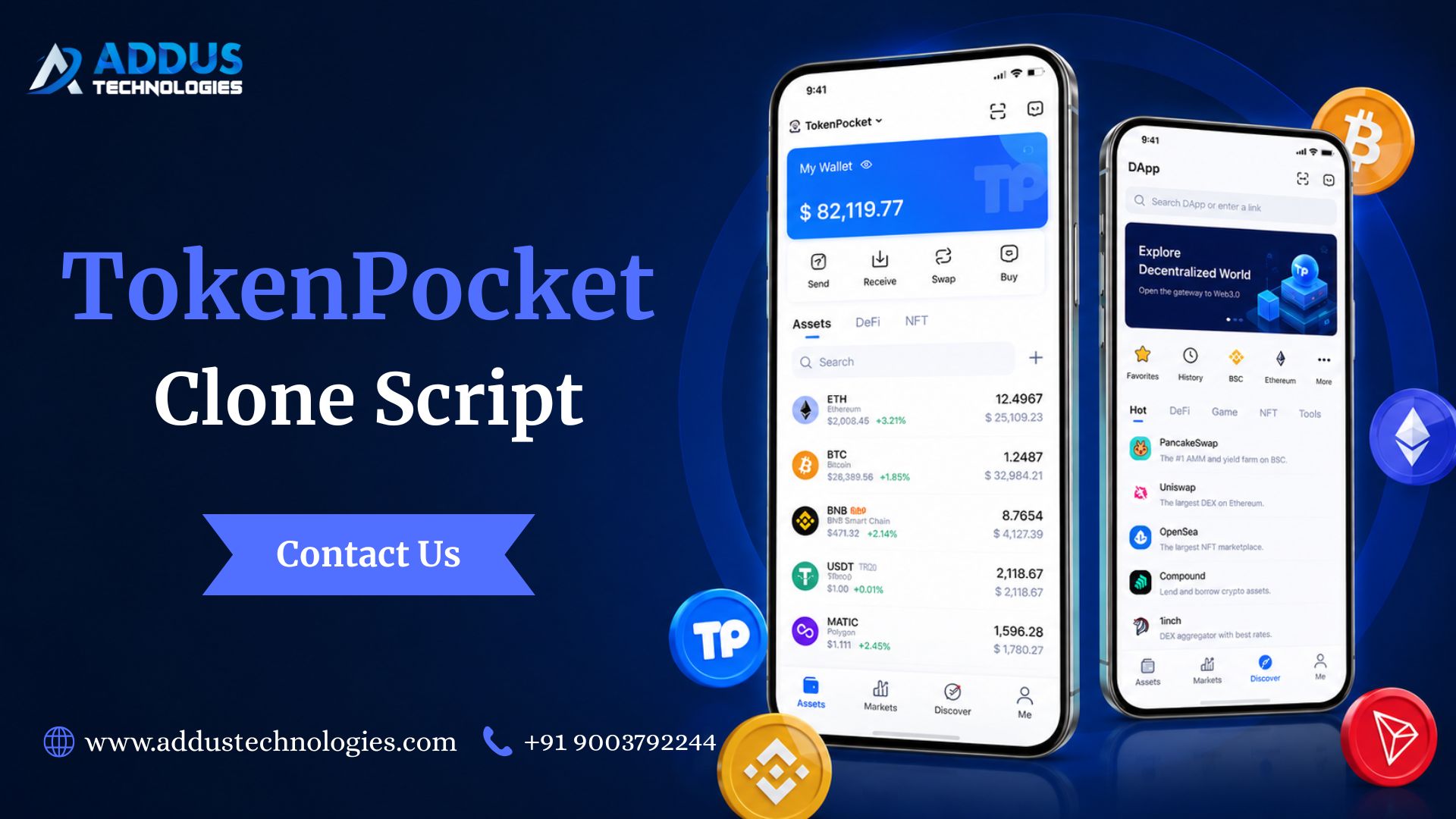 Token Pocket Clone Script Designed for Modern Crypto Businesses