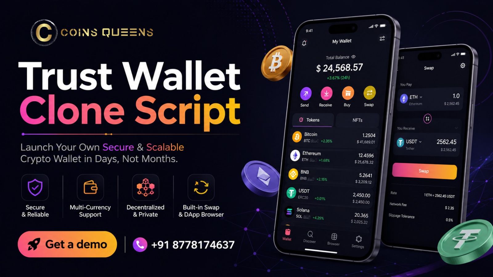Unlock Smarter Digital Asset Management with Trust Wallet Clone Script