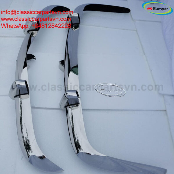 Volkswagen Karmann Ghia Euro style bumpers (1955 – 1966) by stainless steel new