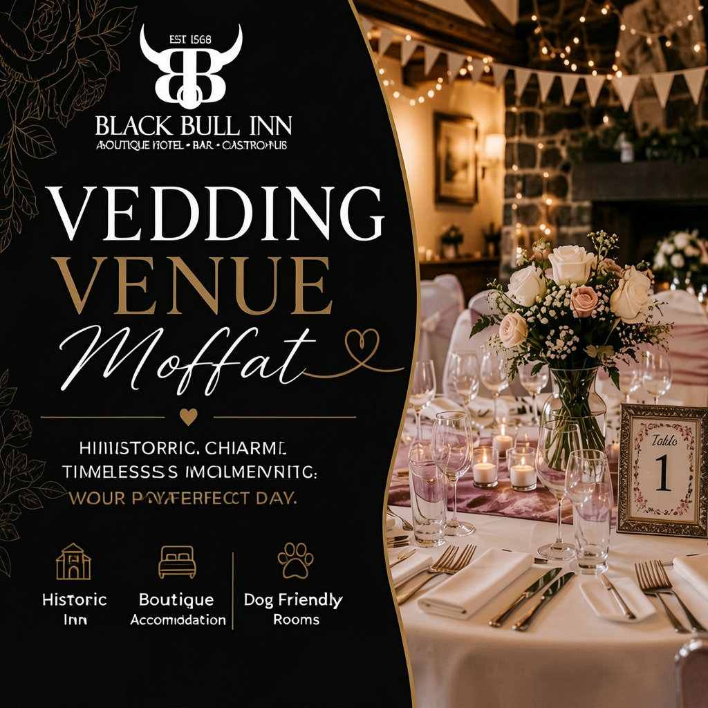 Wedding Venue Moffat – Celebrate Your Special Day at The Black Bull Inn