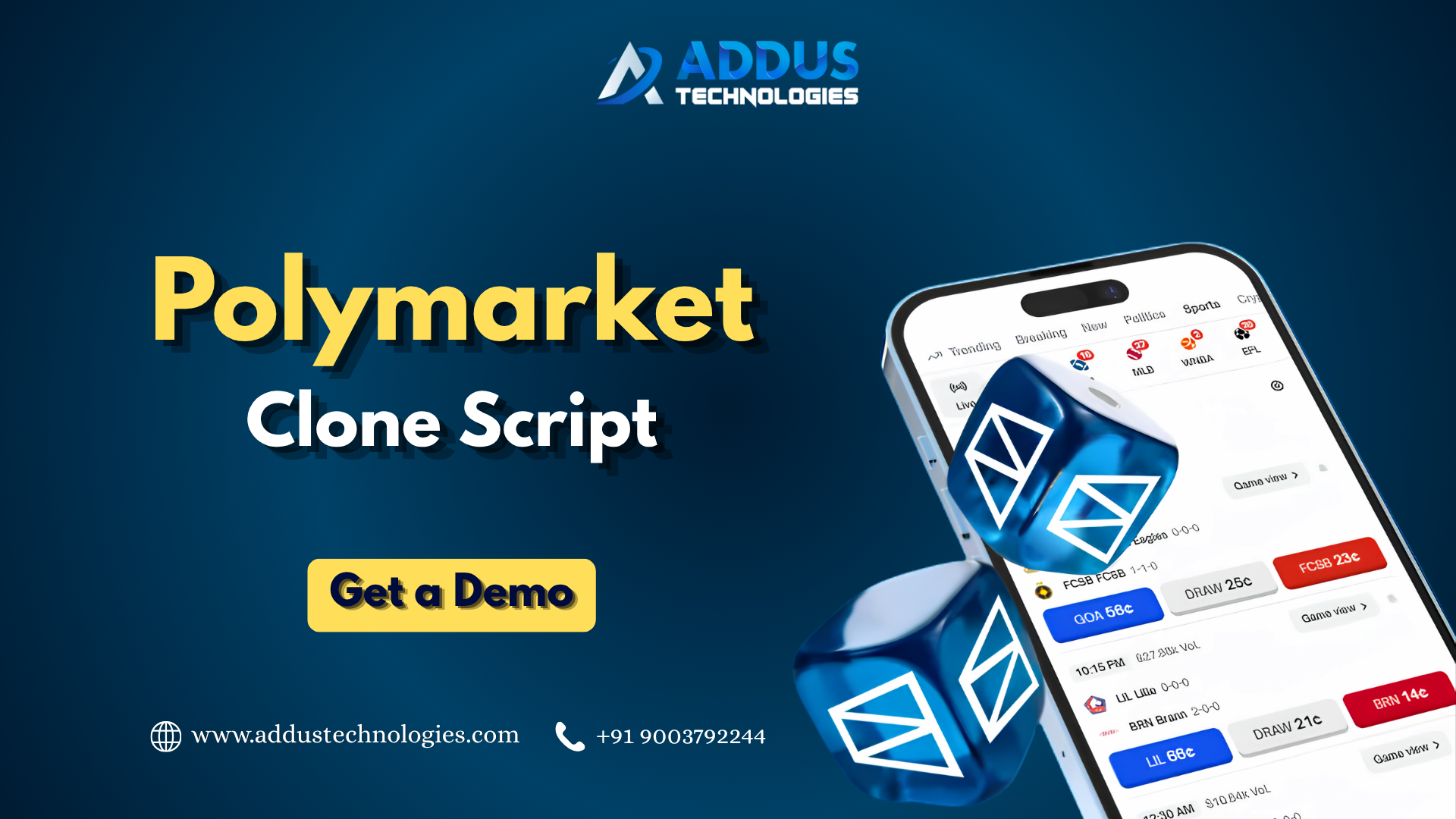 Professional Polymarket Clone Script Solution for Prediction Market Development