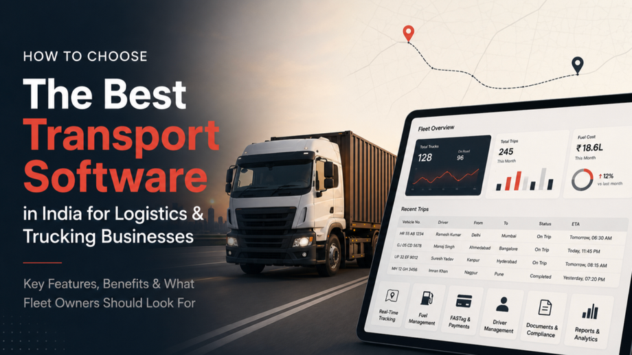 Best Transport Software in India for Logistics & Trucking Businesses